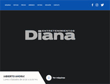 Tablet Screenshot of diana.cl