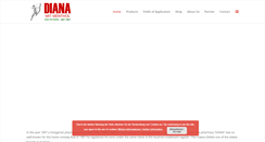 Desktop Screenshot of diana.at
