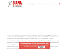 Tablet Screenshot of diana.at